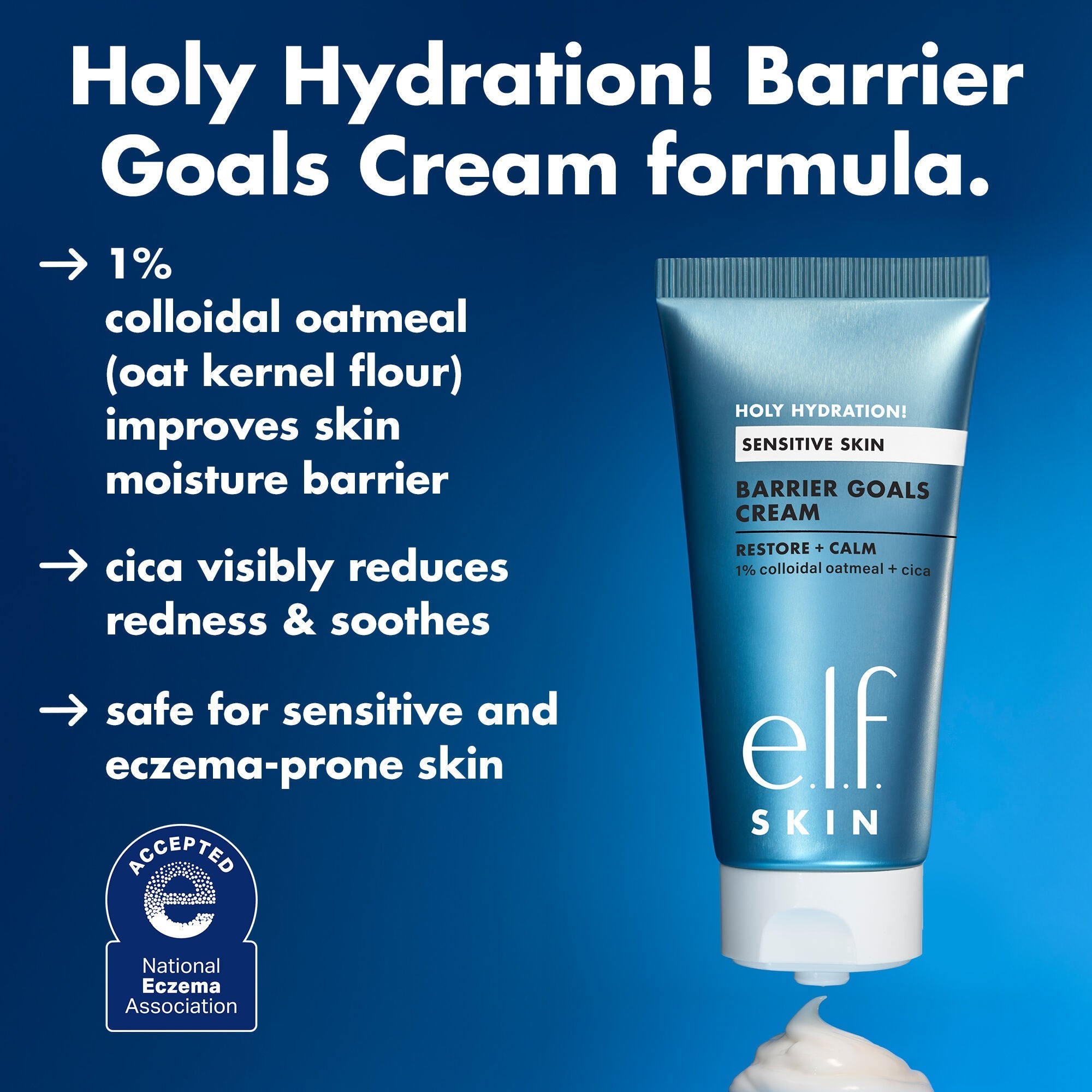 Holy Hydration! Skin Barrier Goal Cream - Safe for Sensitive and Eczema-prone skin